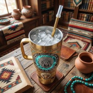 Native American Spirit Of The Tribes Heritage 40oz Tumbler
