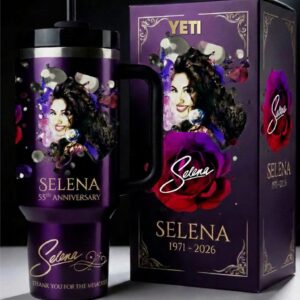 Selena 55th Anniversary Thank You For The Memories YETI Tumbler