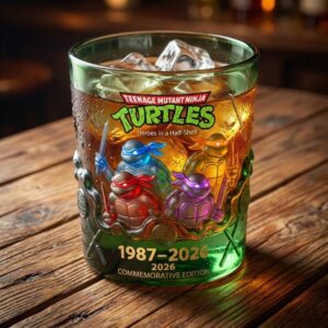 Teenage Mutant Ninja Turtles 1987-2026 Commemorative Edition Whiskey Glass
