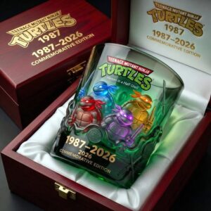 Teenage Mutant Ninja Turtles 1987-2026 Commemorative Edition Whiskey Glass