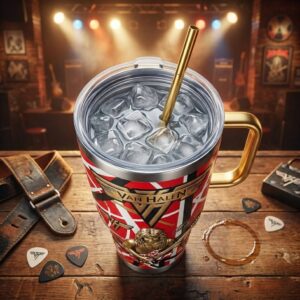 Van Halen 54th Anniversary 1972-2026 Jump Tumbler with Handle