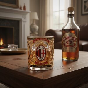 AC Milan 127th Anniversary 1899-2026 Whiskey Glass