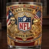Bad Bunny NFL Super Bowl Whiskey Glass