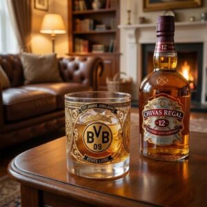 Borussia Dortmund BVB 117th Anniversary 1909-2026 Whiskey Glass