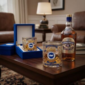 Brighton & Hove Albion FC 125 Years Anniversary 1901-2026 Whiskey Glass
