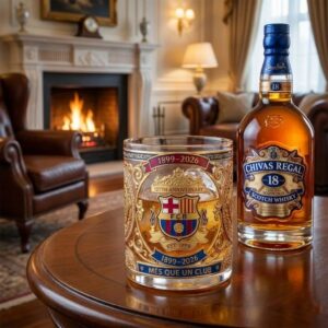 FC Barcelona 127th Anniversary 1899-2026 Whiskey Glass