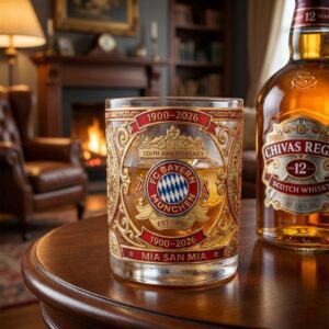 FC Bayern München 126th Anniversary 1900-2026 Whiskey Glass