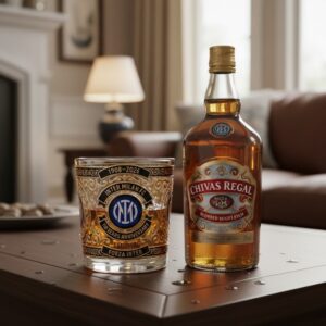 Inter Milan FC 118 Years Anniversary 1908-2026 Whiskey Glass