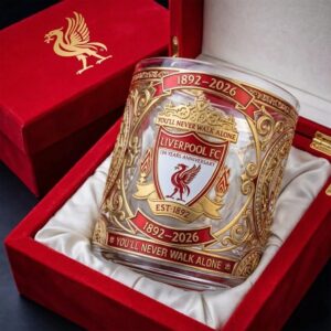 Liverpool FC 134 Years Anniversary 1892-2026 Whiskey Glass