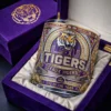 LSU Tigers EST 1893 Eye Of The Tiger Whiskey Glass