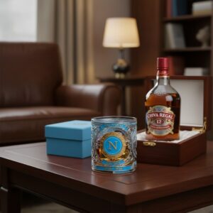 SSC Napoli 100th Anniversary 1926-2026 Whiskey Glass