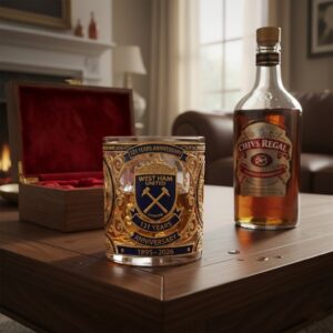West Ham United 131 Years Anniversary 1895-2026 Whiskey Glass