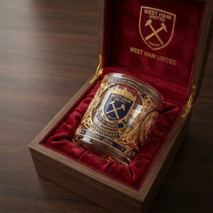 West Ham United 131 Years Anniversary 1895-2026 Whiskey Glass