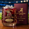Alabama Crimson Tide 133rd Anniversary Whiskey Glass 1