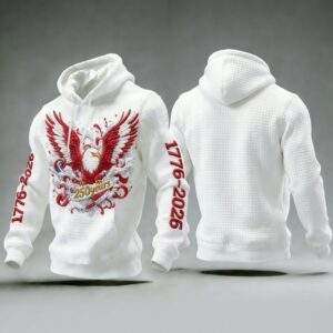 USA 250 Years Anniversary 1776-2026 Eagle Hoodie