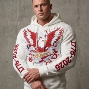 USA 250 Years Anniversary 1776-2026 Eagle Hoodie