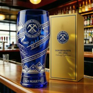 Denver Nuggets 59th Anniversary 1967-2026 Beer Glass