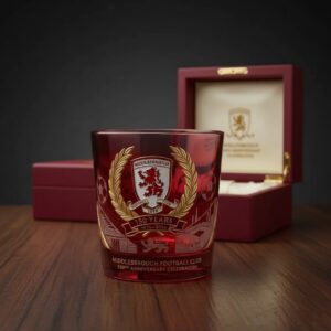Middlesbrough Football Club 150 Years Anniversary Whiskey Glass