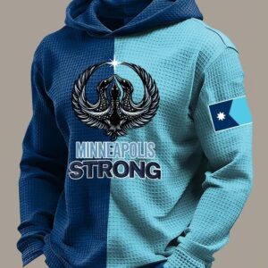 Minneapolis Strong Waffle Hoodie
