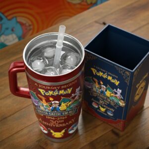 Pokemon 30th Anniversary 1996-2026 Tumbler with Handle