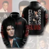 Elvis Presley The King 3D Hoodie