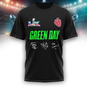 Green Day Super Bowl 60th Anniversary T-Shirt