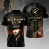 Zac Brown Band Tour 2026 3D T-Shirt
