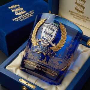 Birmingham City Football Club 151th Anniversary 1875-2026 Whiskey Glass