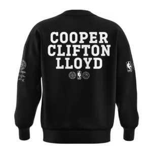 Boston Celtics NBA Pioneers 75 Cooper Clifton Lloyd Sweatshirt