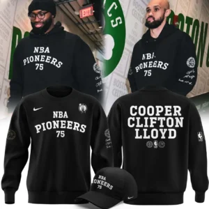 Boston Celtics NBA Pioneers 75 Cooper Clifton Lloyd Sweatshirt