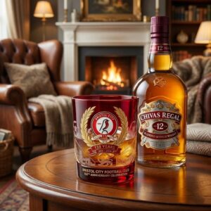 Bristol City 132nd Anniversary Celebration Whiskey Glass