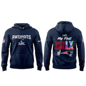 New England Patriots My First Super Bowl LIX Hoodie