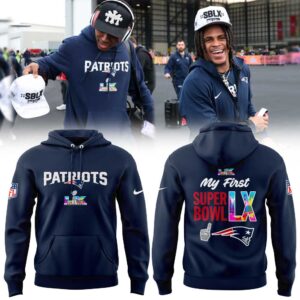 New England Patriots My First Super Bowl LIX Hoodie