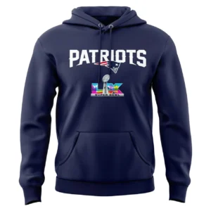 New England Patriots Super Bowl LIX Bound Hoodie