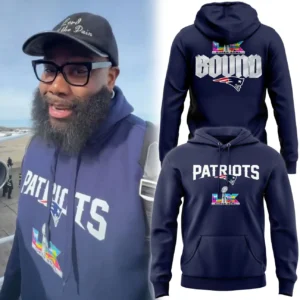 New England Patriots Super Bowl LIX Bound Hoodie