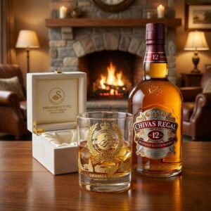 Swansea City FC 114th Anniversary Celebration Whiskey Glass
