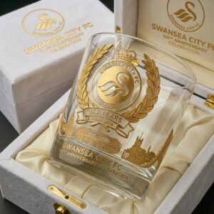 Swansea City FC 114th Anniversary Celebration Whiskey Glass