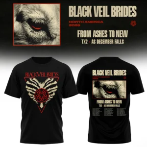 Black Veil Brides North America 2026 Tour T-Shirt