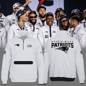 New England Patriots Super Bowl LIX We Are All Patriots Quarter-Zip Jacket