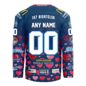 Coventry Blaze Valentine's 2026 Custom Hockey Jersey
