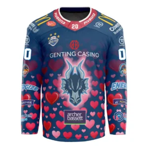 Coventry Blaze Valentine's 2026 Custom Hockey Jersey