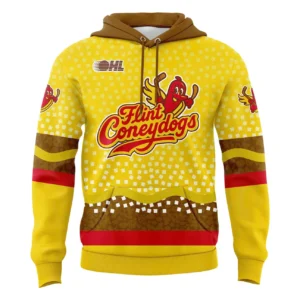 Flint Firebirds Coneydogs 3D Hoodie