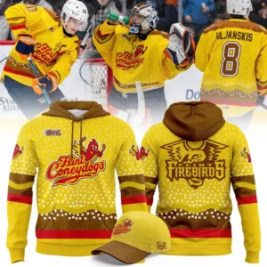 Flint Firebirds Coneydogs 3D Hoodie