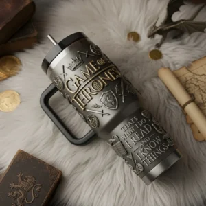 Game of Thrones I Read And I Know Things Tumbler With Handle