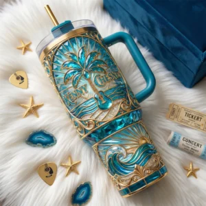 Kenny Chesney Stained Glass Tumbler
