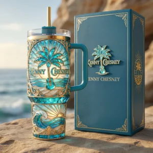 Kenny Chesney Stained Glass Tumbler