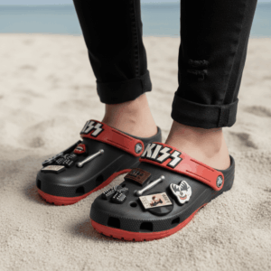 KISS Rock Band Clogs With Charms