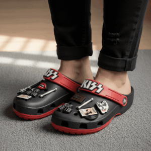 KISS Rock Band Clogs With Charms