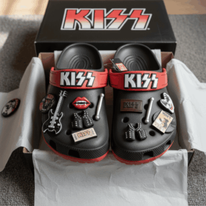 KISS Rock Band Clogs With Charms