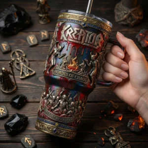 Kreator Hordes Of Chaos Violent Revolution Tumbler Cup